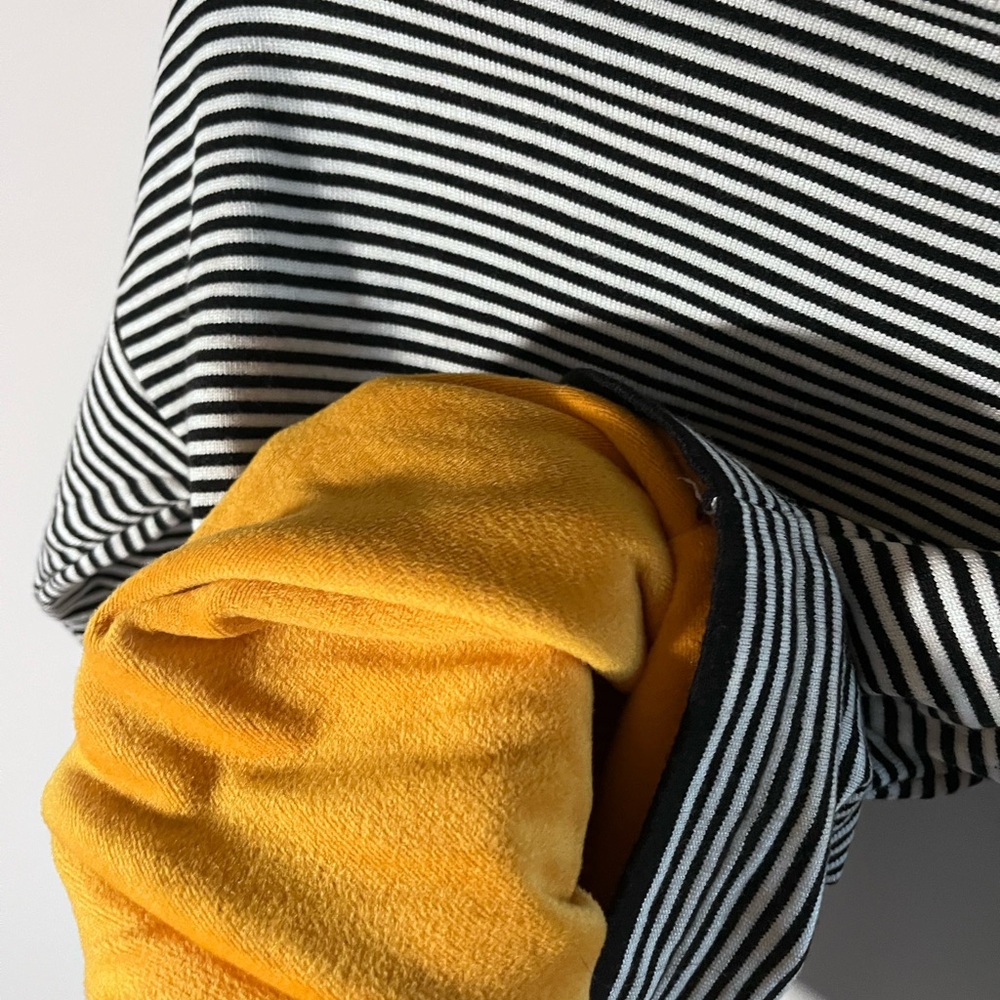 Source Unknown Striped Turtleneck Sweatshirt with… - image 3